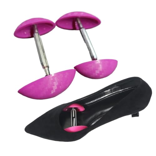 OUDQFCJ 2 Piezas Ensanchadores de Zapatos, Antideslizantes y Ajustables, Material ABS+TOR, Tornillos de Aleación de Zinc, Protege los Zapatos, para Todo Tipo de Calzado (7-12 cm)