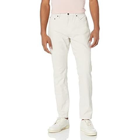 Amazon Essentials Pantalón de Sarga Elástico con 5 Bolsillos y Ajuste Deportivo Cover