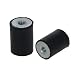 2PCS M5 Rubber Vibration Isolator 20 x 30mm Female Thread Rubber Shock Absorber, Anti Vibration Isolation Mounts for Mini Split Heat/Water Pumps, Diesel Engines, Harvester, Generator
