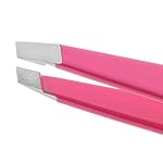 Tweezerman Stainless Steel Slant Tweezer - Eyebrow Tweezers for Women and Men (Neon Pink) - Image 5