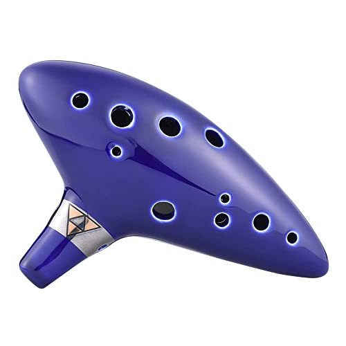12 Gaten Ocarina Keramische Alto C Vessel Fluit Wind Muziekinstrument Legend of Zelda