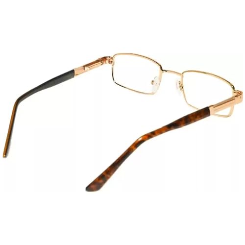 Image of CRIBA Golden Metal Frame Clear Reading Glass +1.00,+1.25,+1.50,+1.75,+2.00,+2.25,+2.50,+2.75,+3.00, +3.25 F