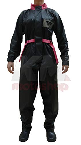 Capa de Chuva Para Motoqueiro Feminina Blusa E Calça Pvc Impermeavel Pantaneiro G