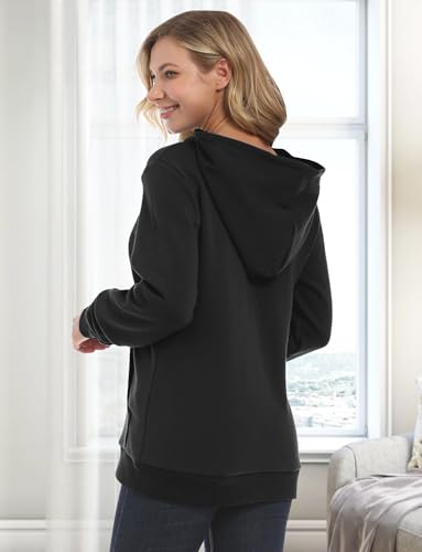 Sweat allaitement et pull grossesse à capuche automne-hiver - 2