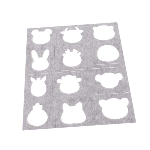 NUOBESTY Plantillas Diy Para Fieltro De Lana Con Moldes Creativos Molde De Fieltro Resistente y Fácil De Usar Para Manualidades y Bricolaje