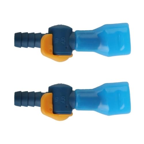 Image of 2Pcs Blue Bite Valve Replacement Sheath, Water Replenishment Package Valve Nozzle, Hydraulic Silicone Nozzle Component Compatible With Reservoir Water Replenishment Package Accessories