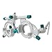 NICHOY Optics Adjustable Trial Lens Frame,Optometric Universal Optical Trial Frame,50g Ultralight Optometry Test Lens Frame,Titanium Optical Test Eyepiece(Color:é“¶è‰²,Size:PD 50-80)