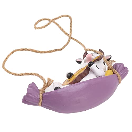 Tuore Garden Cow Ornament, Cow Statue Vivid Modeling Cute Colorfast For Lawn (Dairy Cow) #TOP21