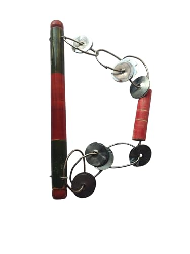 BHAVICREATION lezim instrument for dance Lezim musical Instruments for School PT Independence Day Rebulic Day Lazim Int (1 Quantity)