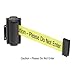 BELTRAC Sfty MSGE BLT 7FT YEL/BLK C-PLS.