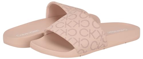 Calvin Klein Women's Athens Slide Sandal, Pink Multi 680, 9 - image 6