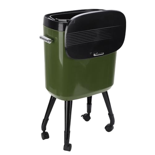 TARSHYRY Bote de Basura Alto con Ruedas