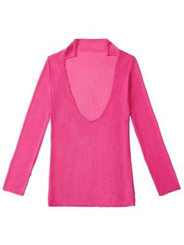Image of Lilosy Sexy Crochet Sheer Long Sleeve Cover Up Swim Bathing Suit Beach Dress One Piece