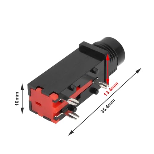 Conector estéreo OTOTEC 6.35mm 3 pines x10 miniatura 4