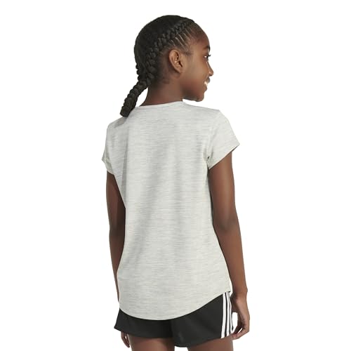 Image of adidas Girls' Short Sleeve Scoop Neck Tee T-Shirt