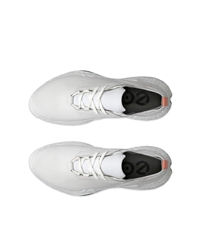 Zapatos de golf Ecco para mujer impermeables y cómodos en color blanco y verde 5