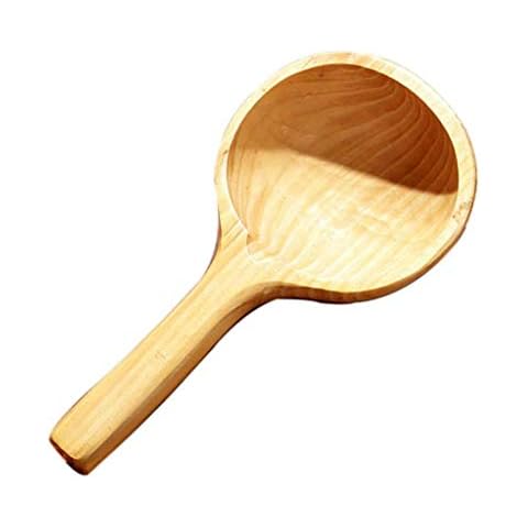 Tubayia Holz Schöpflöffel Saunakelle Sauna Schöpfkelle Holzkelle Cover