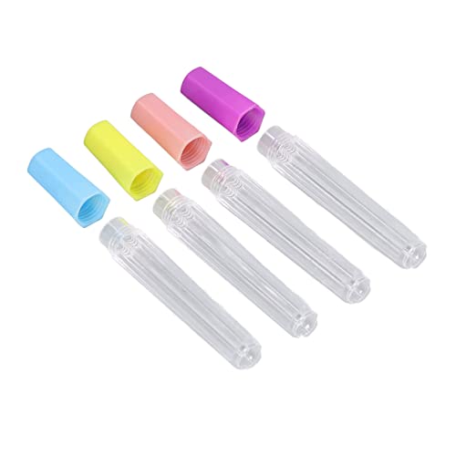 Image of Jeanoko Pin Needle Storage, 10Pcs Sewing Needles Container Clear Plastic Wide Application Needle Storage Tubes Foe Felting Sewing Needles Tubes Bottle Holder Storage Case