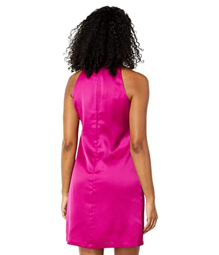 Image of Vince Camuto Women's Sleeveless Halter Tie Neck Shift Mini Dress