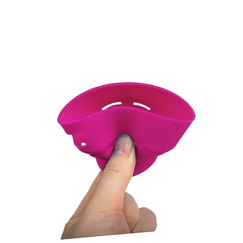 Funda de silicona portatil con ventosa UKCOCO para altavoces y microfonos pack de 2 piezas 2