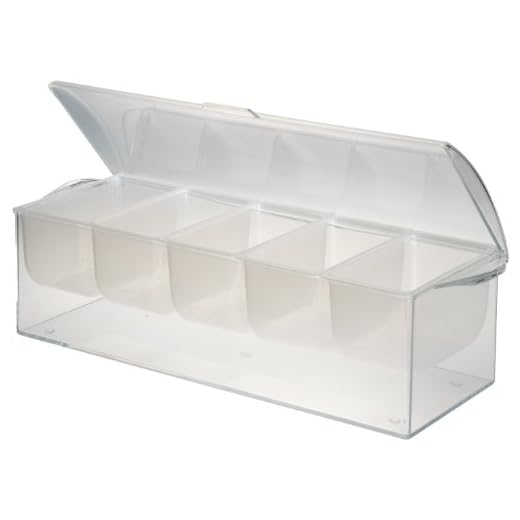 Jumbl Chilled Condiment Server with 5 Removable Containers.