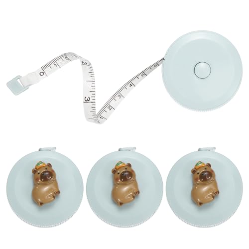 Cinta métrica blanda retráctil 1.5 m 4 unidades miniatura 1