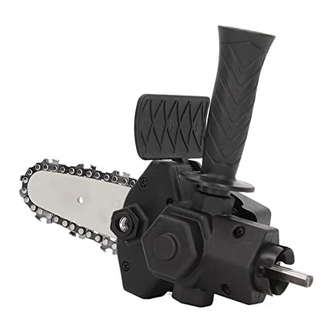 Reciprocating Saw Adapter, Electric Drill to Electric Saw Adapter Conversion Head Portable Reciprocating Saw Converter Electric Drill Tool for 0.24 to 0.51inch 3 Jaw Chuck, Chainsaw Attachment Set Cover