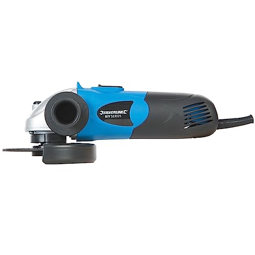 Silverline 571295 Meuleuse d'angle, 650 W, Bleu, 115 mm