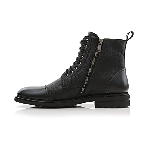 Image of Polar Fox Men's Ankle Dress Boots | Lace-up Casual Fashion Boot Collection | Cap Toe & Plain Toe Styles |