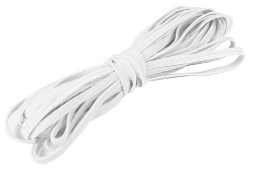 HipGirl Elastic for Masks;Mask Elastic Bands;Elastic Bands for Sewing 1/4 Inch;Flat Elastic Band;Grayish