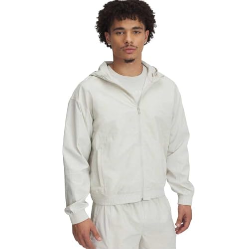Image of Under Armour Mens Curry Woven Jacket Long Sleeve White S