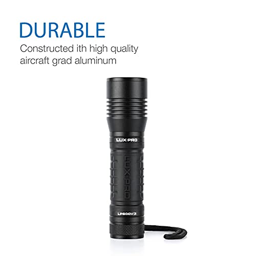 LUXPRO LP600V3 LED Flashlight, 465 Lumens, 23hr Runtime - Image 2