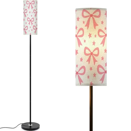 Floor Lamps with Remote Control Pink bows Valentine s Day