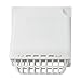 Deflecto Outdoor Dryer Vent Hood with Removable Bird Guard, Durable and Weather-Resistant Vent Cover for Home Exterior, Wide Mouth Exhaust Hood for Easy Air Flow, 4-inches, White