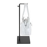 PromiseFly 8 Stück Handtaschenständer, Höhenverstellbar Handtaschenhalter aus Metall Vielseitiges Präsentationsständer Taschenständer Tragkraft 3-5kg für Taschengeschäften, Boutiquen (schwarz)