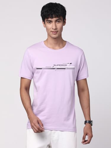 Image of ADRO 100% Cotton Lycra Tshirts for Men Combo Pack of 3 | Regular Fit | Printed T Shirt | Round Neck Half Sleeve| Mens Tshirts