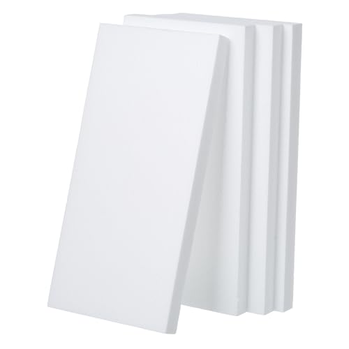 Crafare 4 Pack Craft Foam Blocks 14X7X1in Polystyrene Brick Rectangle for Arts School Projects Sculptures Floral Arrangements Modeling and Centerpieces
