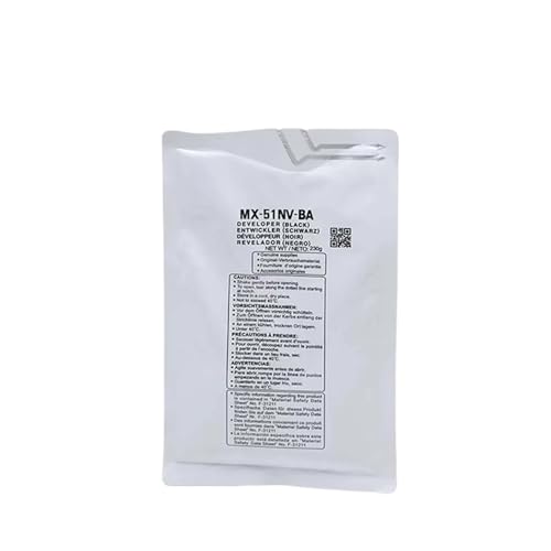 Toner de développement noir MX51 230g pour imprimantes MX-4128NC et 5128NC