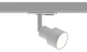 LAFIT Lotis 7 Watt White Body LED Track Light, Spot light/Focus light | Flexibly Rotatable Light Head |Track way not included| Pack of 3