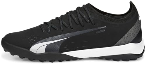 PUMA - Mens Ultra Ultimate Cage Shoes, Color Black White, Size: 5 M US