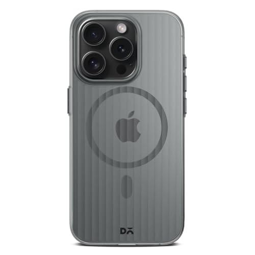 Image of DailyObjects Polycarbonate Beam Magnetic Protective Cover Compatible with iPhone 15 Pro Max|Camera&Body Protection|Anti Shock,Scratch Resistant|Precise Cutouts&Modern Design|Wireless Charging White