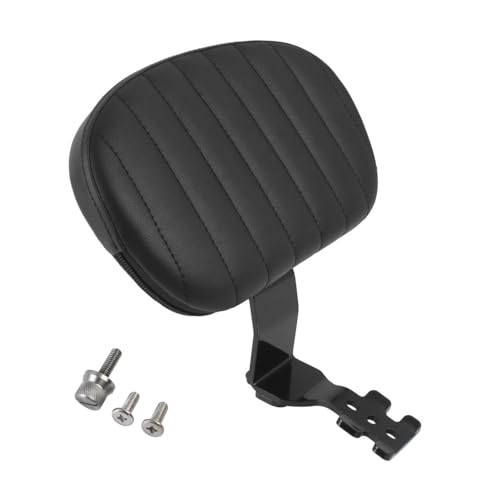 Dossier de selle conducteur noir Softail pour soulager le mal de dos