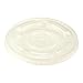 World Centric CPL-CS-32 100% Compostable Ingeo Clear Flat Lids, Straw Hole, for 32 oz. Cups (Pack of 600)
