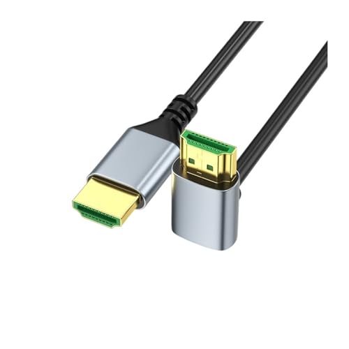 8K HDMIΉ 2.1P[u 48Gbps 90°㉺Epx߉\ OD4.0mmP[u EARC HDCP HDRΉ PC/vWFN^[/HDTVΉ(Straight-Down,0.5m)