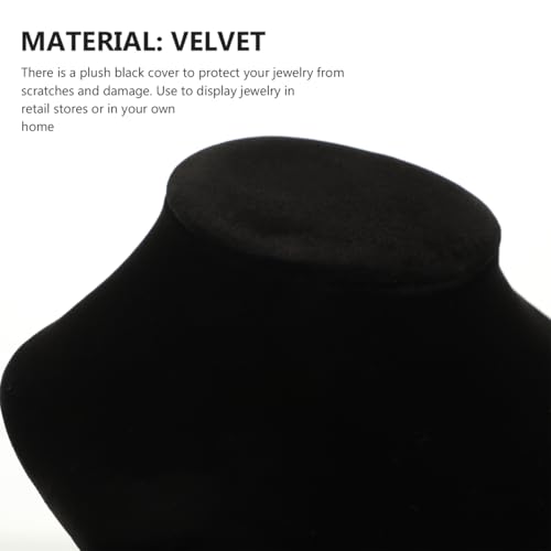 Présentoir de collier Healvian buste de présentation bijoux base robuste anti-rayure - 8