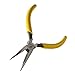 Klein Tools D307-51/2C Pliers, Needle Nose Pliers, Slim, 1/32-Inch Point Diameter, 5-Inch