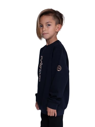 Blue Sweater Cotton 97% Elastane 3% for Kids Casual, Soft, Modern Design and Comfortable for Everyday Use.2