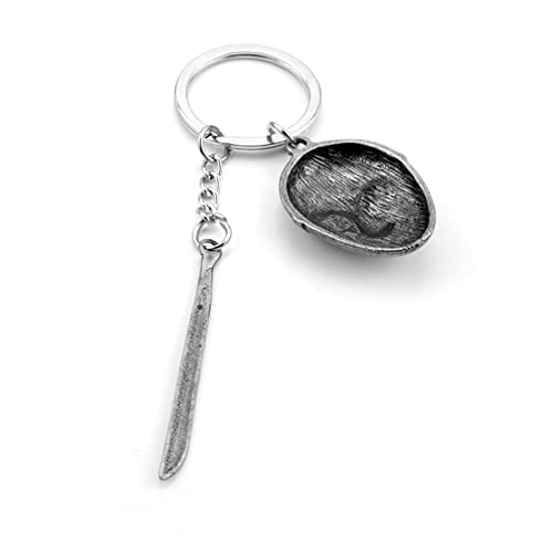 Horror Movie Keychain Jason Voorhees Mask Keychain Cosplay Keychain For Women Men Halloween Jewelry Gift