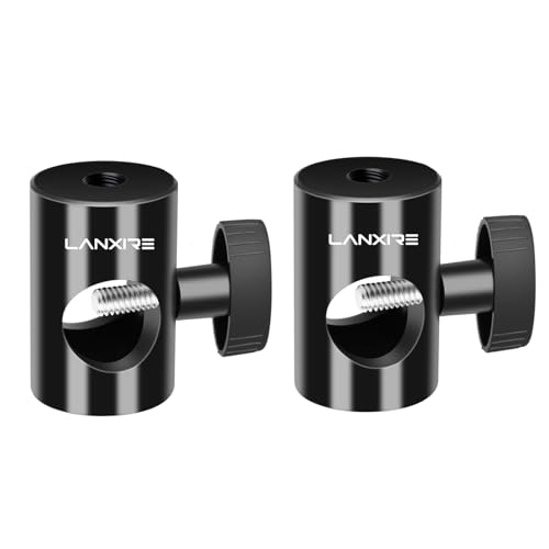 Lanxire Rapid Adapter Convert 2-Pack, Multi-Functional Light Stand Tip Adapter — Fit for Studio Monitor Stand, Camera Mount, Photo Studio Photography Light Stand