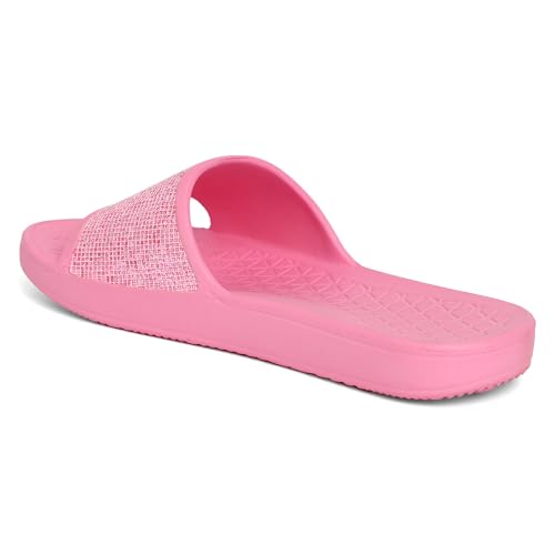 Image of GOLDSTAR DANA-02 Pink Comfortable EVA Waterproof Slippers Flip Flops Chappals Cushioned Sliders Daily Use Slipper Slip-On Slipper /Sliders For Women